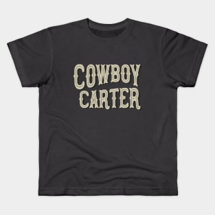 Rustic Western Cowboy Carter Graphic Kids T-Shirt